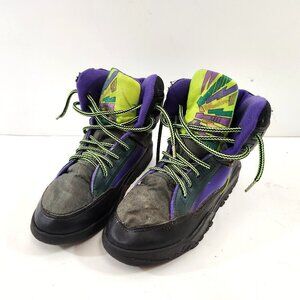 Vintage Venture Hi-Top Sneakers Purple Back to the Future Mens 7.5